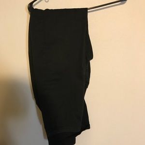 Black skinny maternity jeans